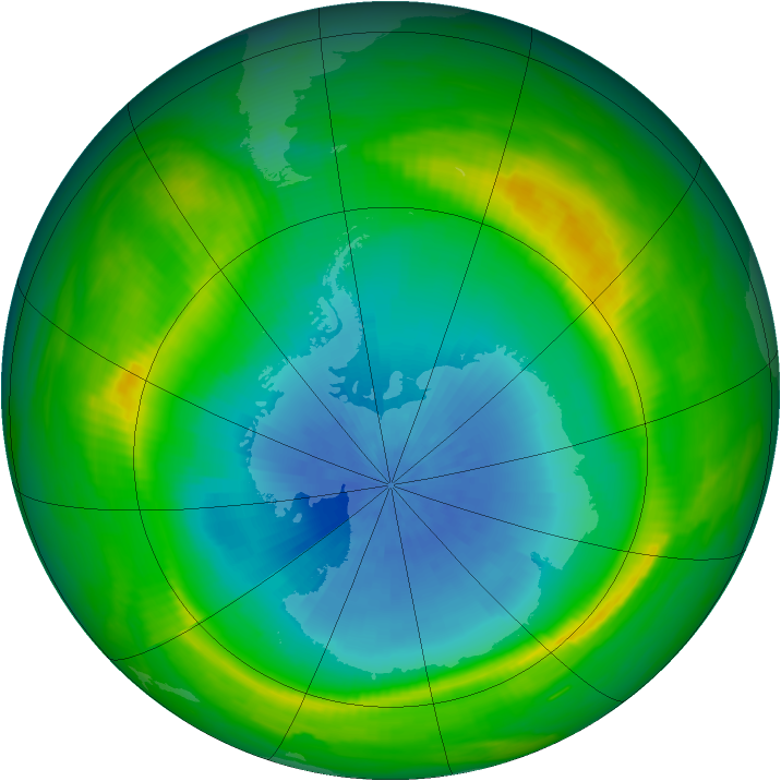 Ozone Map 1981-10-25